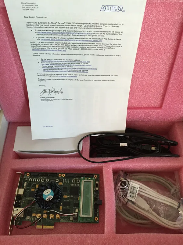 ALTERA Новая плата FPGA Cyclone IV PCIe DK DEV 4CGX150N SMA HSMCs|Хранилища для электроники| |