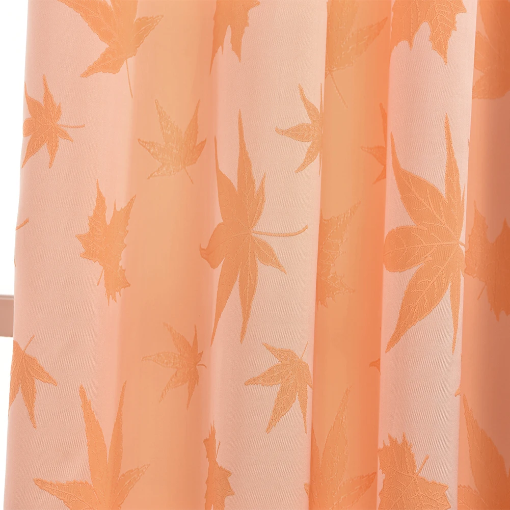 NAPEARL новый дизайн занавески клен жаккард полу тени ткань современный