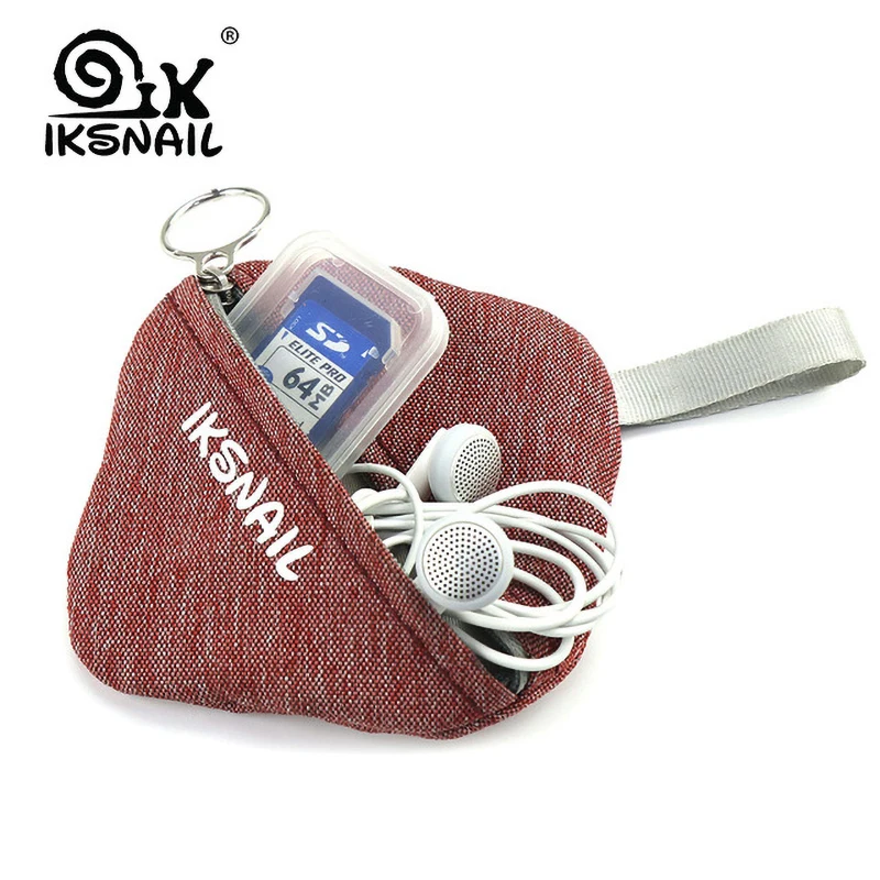 IKSNAIL портативный милый наушник/Чехол-кошелек для мелочи беспроводных наушников