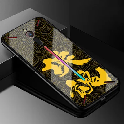 Чехол для zte Nubia Red Magic Red Devil NX609J чехол из закаленного стекла+ чехол с мягкими краями для Nubia Red Devil стеклянный чехол s shell - Цвет: A5