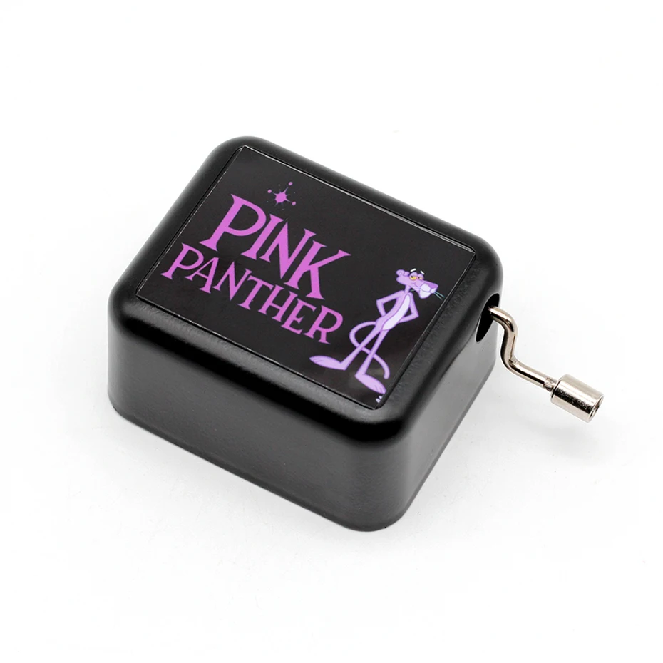 Pink Panther Игра престолов ручная кривошипная музыкальная шкатулка Pinks Panther Davy Jones La Land музыкальная тема День рождения Рождественские подарки пластиковая оболочка - Цвет: Pink Panther