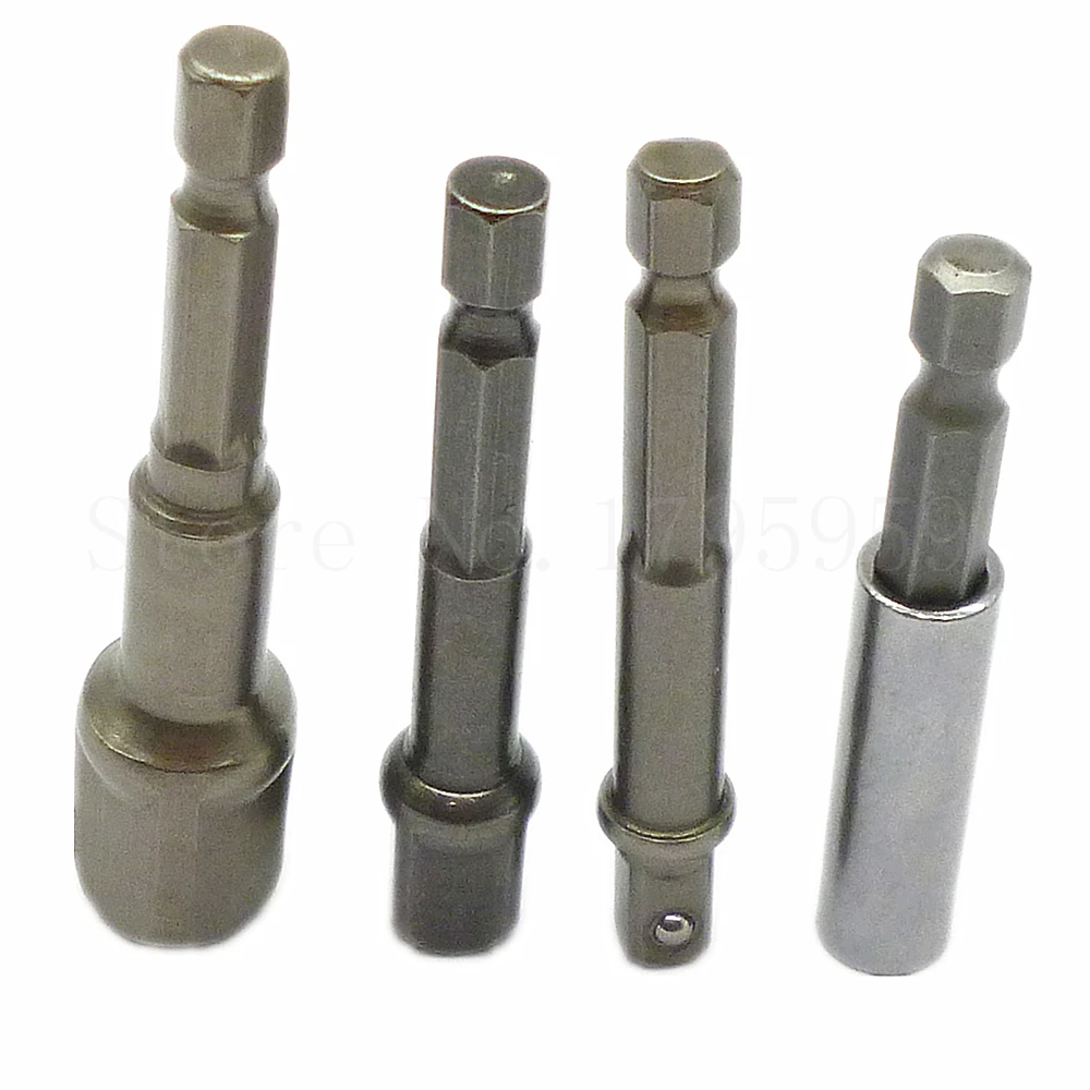 3 шт. набор адаптеров для ударных сверл 1/4 &quotшестигранный хвостовик 1/4&quot 3/8