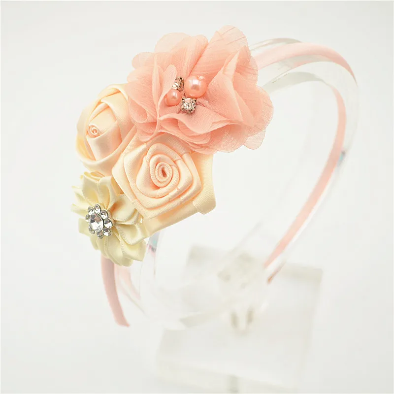 Обруч для волос с цветочным принтом 10 цветов|Аксессуары девочек| |