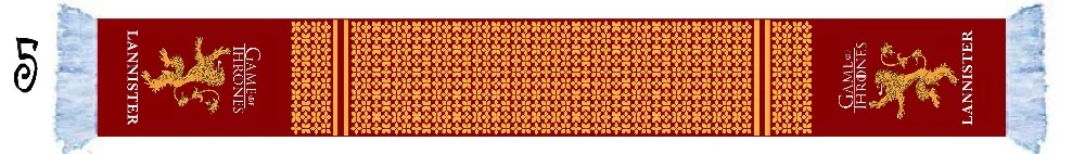 Stoter Игра престолов Lannister флаг шарф, Игра престолов семей флаг Lannister шарф