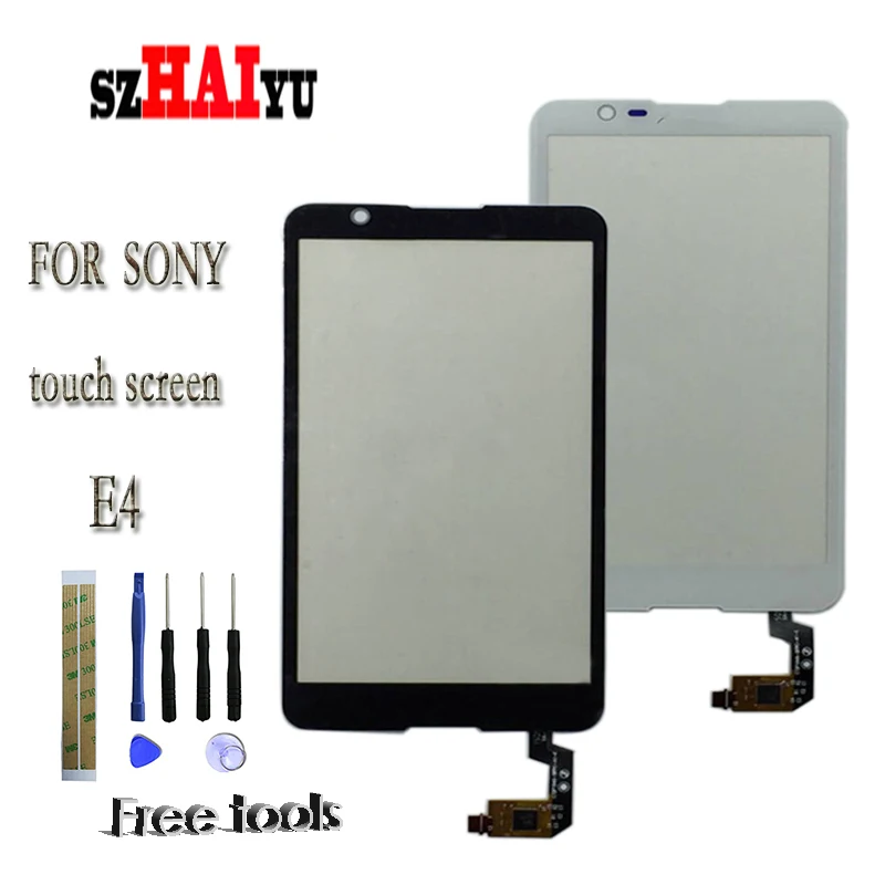 SZHAIYU 5 0 дюймов Топ передний дигитайзер стеклянная панель для SONY Xperia E4 E2104 Dual E2105 E2115