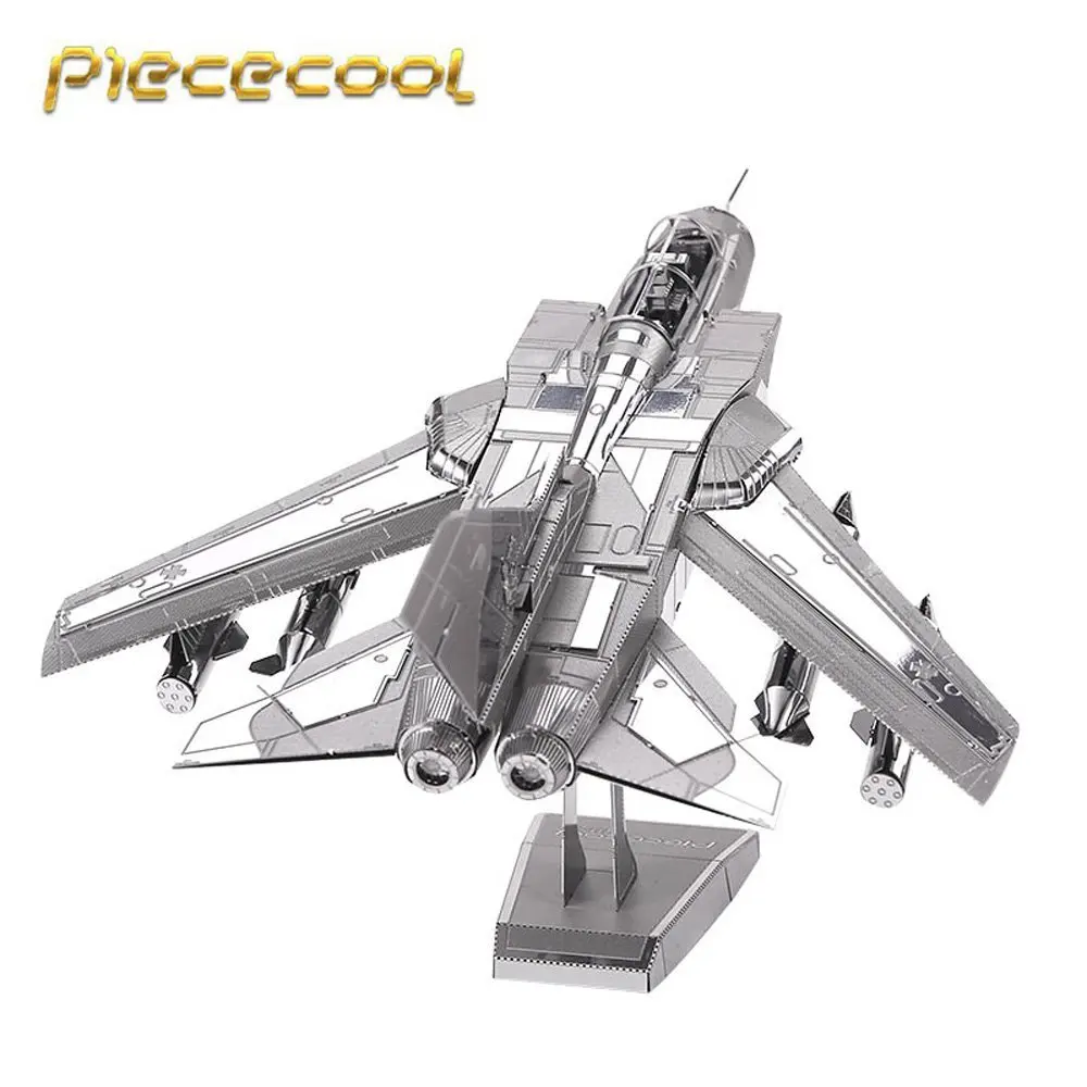 Металлический 3D пазл Piececool Торнадо модель истребителя модели боевого самолета