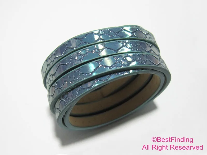 

5 мм кожаные полоски фиолетовый светоотражающий Блестящий 5x2 мм кожаный шнур S5030