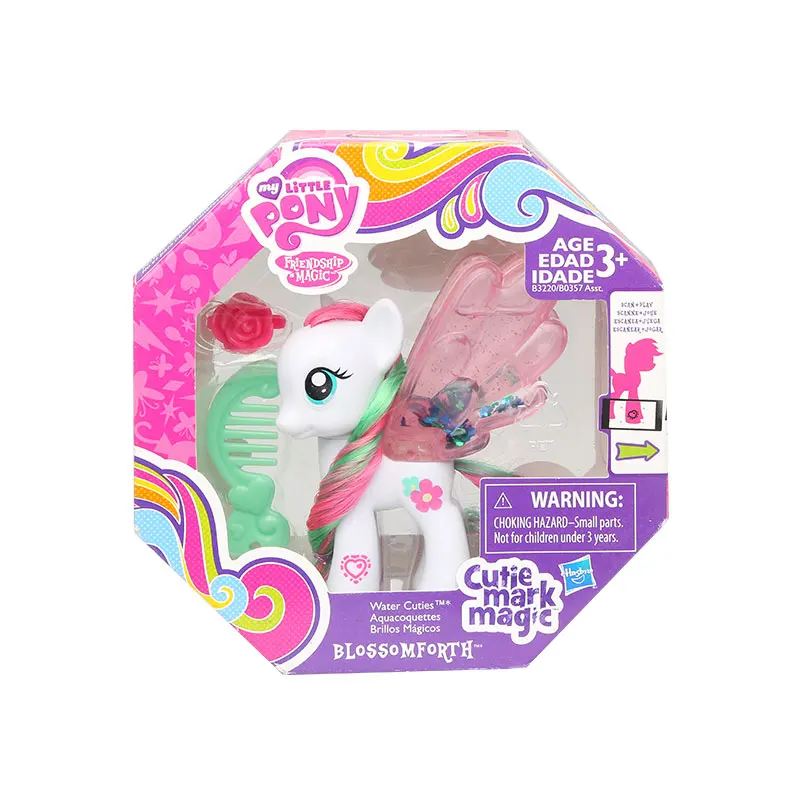 My Little Pony игрушка хрустальные лошади Рарити Пинки Сумеречная Искорка Коллекция Модель Куклы Игрушки для детей - Цвет: BLOSSOM FORTH