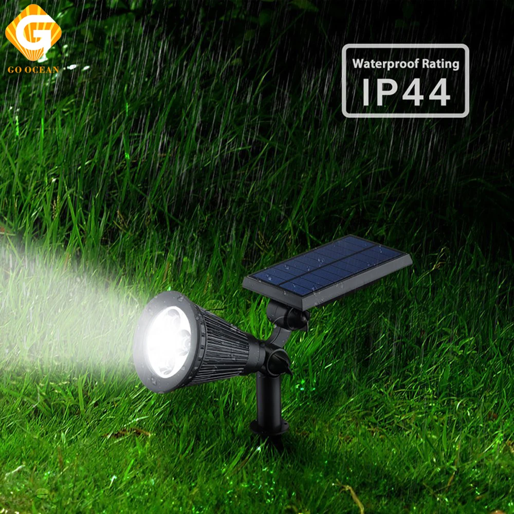 

Solar Lamps Solar Light Bulb 5V 2W IP44 Sensor Spot Fence Panel Pole LED Flood Light Outdoor Home Garden Decoration Lighting