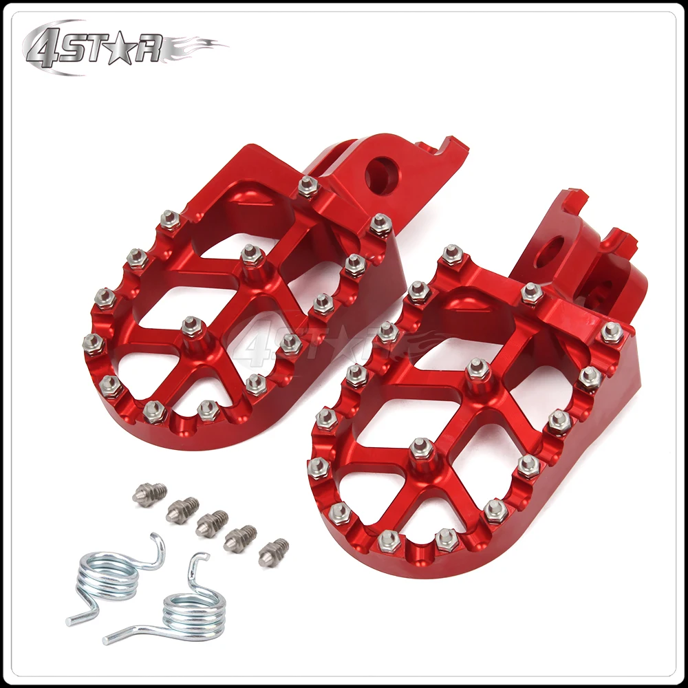 Мотоциклетная педаль с ЧПУ для HONDA CR125 CR250 CRF250R CRF250X CRF450R CRF450X KAWASAKI KLX450 KX450F KX250F|aluminum