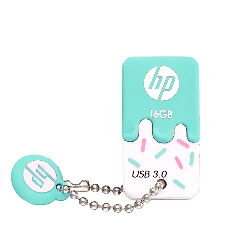 Hp USB флэш-накопитель 16gb 32gb 64g Cle USB 3,0X778 W силиконовая карта памяти, Флеш накопитель, миниатюрный флеш-накопитель U диск на ключ DJ Thumb Driver