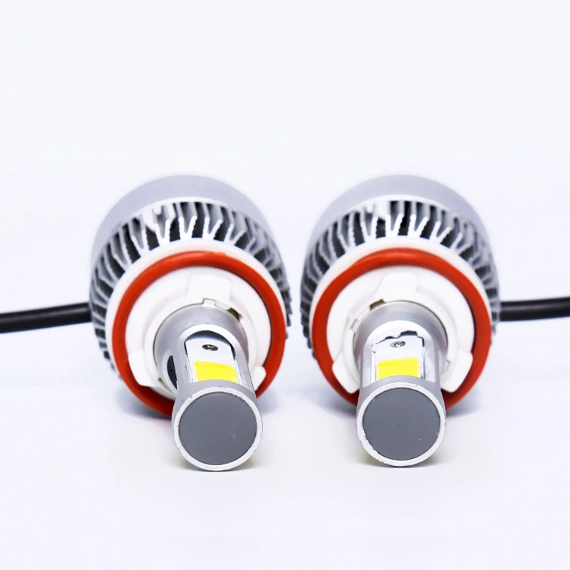 2019 2x3000K H4led H7 H8 H11 H1 H3 880 9005 Aotu L6/C6 Автомобильные фары 36W 3800LM автомобильный Стайлинг
