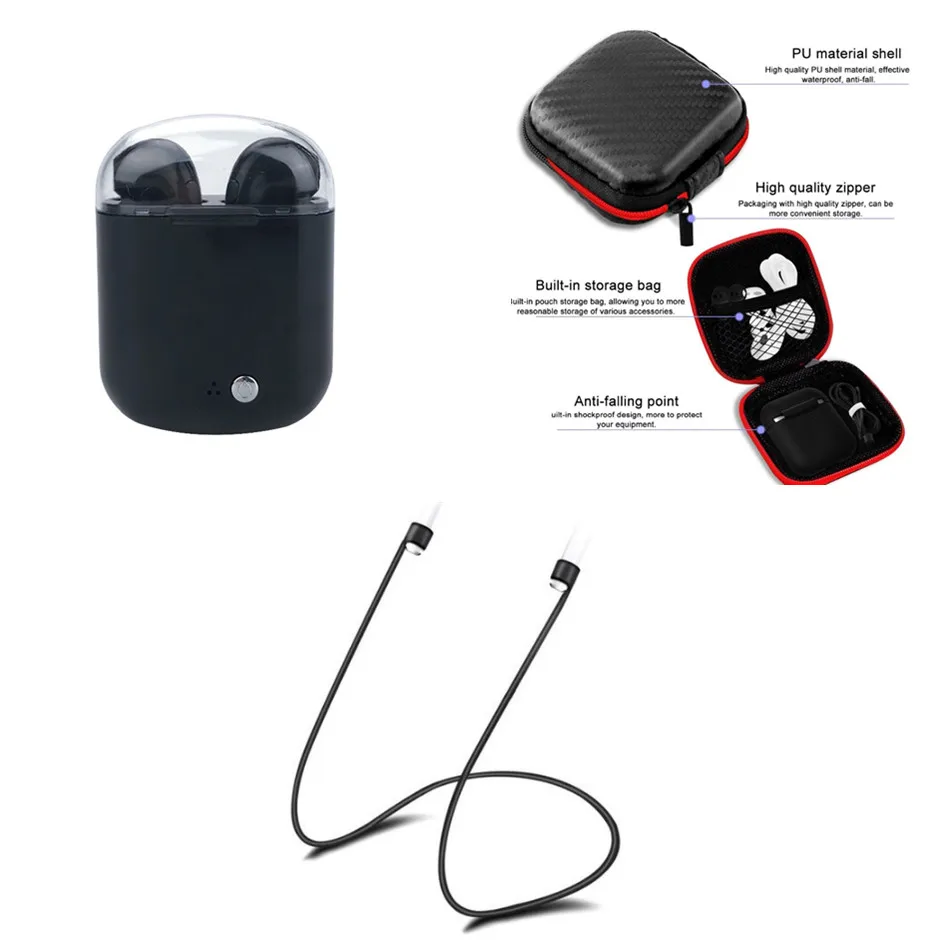 BCWH i7s TWS беспроводные наушники мини Двойные bluetooth гарнитуры с микрофоном