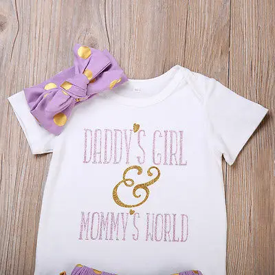 3 шт. летний пуловер с коротким рукавом и круглым вырезом|baby girl clothes|baby girlnewborn romper |