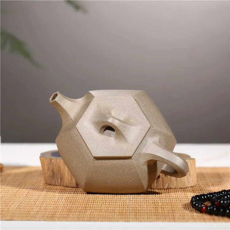 320ml Yixing Zisha Zhu Mud Hexagonal Teapot Famous Handmade Purple Clay Qin Hui Duan Pot Drinkware with Certificate Gifts | Дом и сад