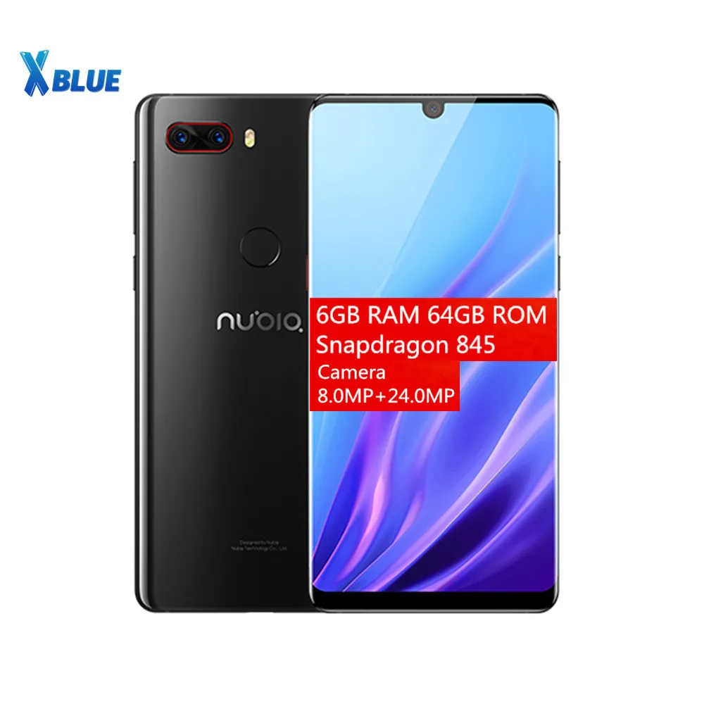 Nubia Z18 мобильный телефон с 6-дюймовым дисплеем процессором Snapdragon 3450 ОЗУ 6 ГБ ПЗУ 64 845