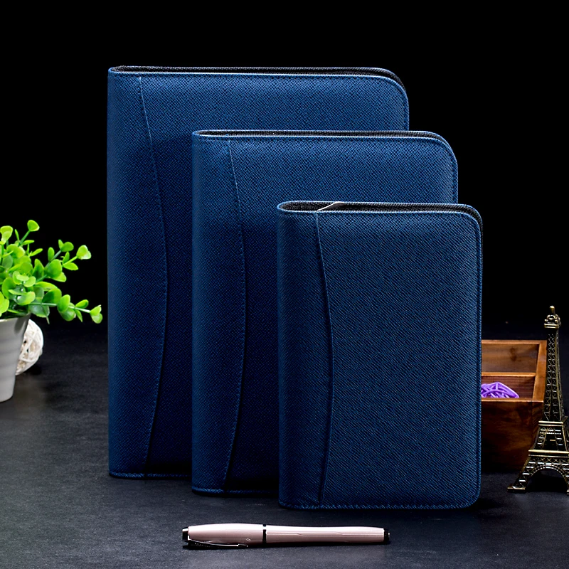 Папка для бумаг A5 портфель деловой блокнот кожаный Органайзер Офисная папка