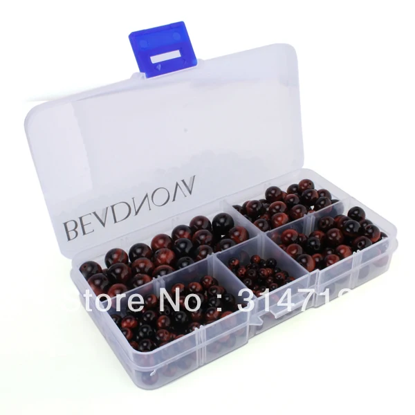 

AAA Grade Red Tiger Eye Beads Stone Bead 4mm 6mm 8mm 10mm Mix Lot Box Set Value Pack Round Semi Precious Stone Free Shipping