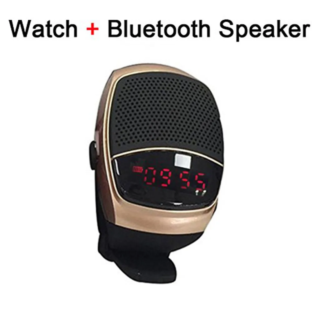 Новый многофункциональный Беспроводной Bluetooth TF карты игральные часы + сабвуфер