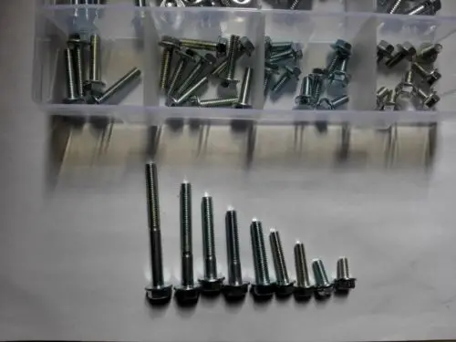 Комплект болтов с шестигранной головкой из нержавеющей стали 86 шт. | Обустройство