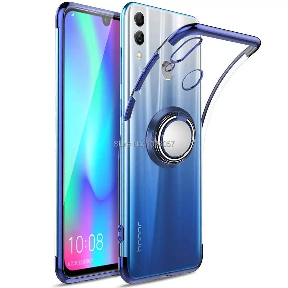 Huawei Y7 Y9 Y6 чехол P Smart металлическое кольцо держатель Магнитный силиконовый чехол для huawei Y6 Y7 Prime Pro Y72019 6,26 дюймов