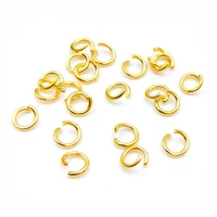 500pcslot 0 8mm5mm stainless steel jump rings steel color gold color single loops open rings diy split for making jewelry