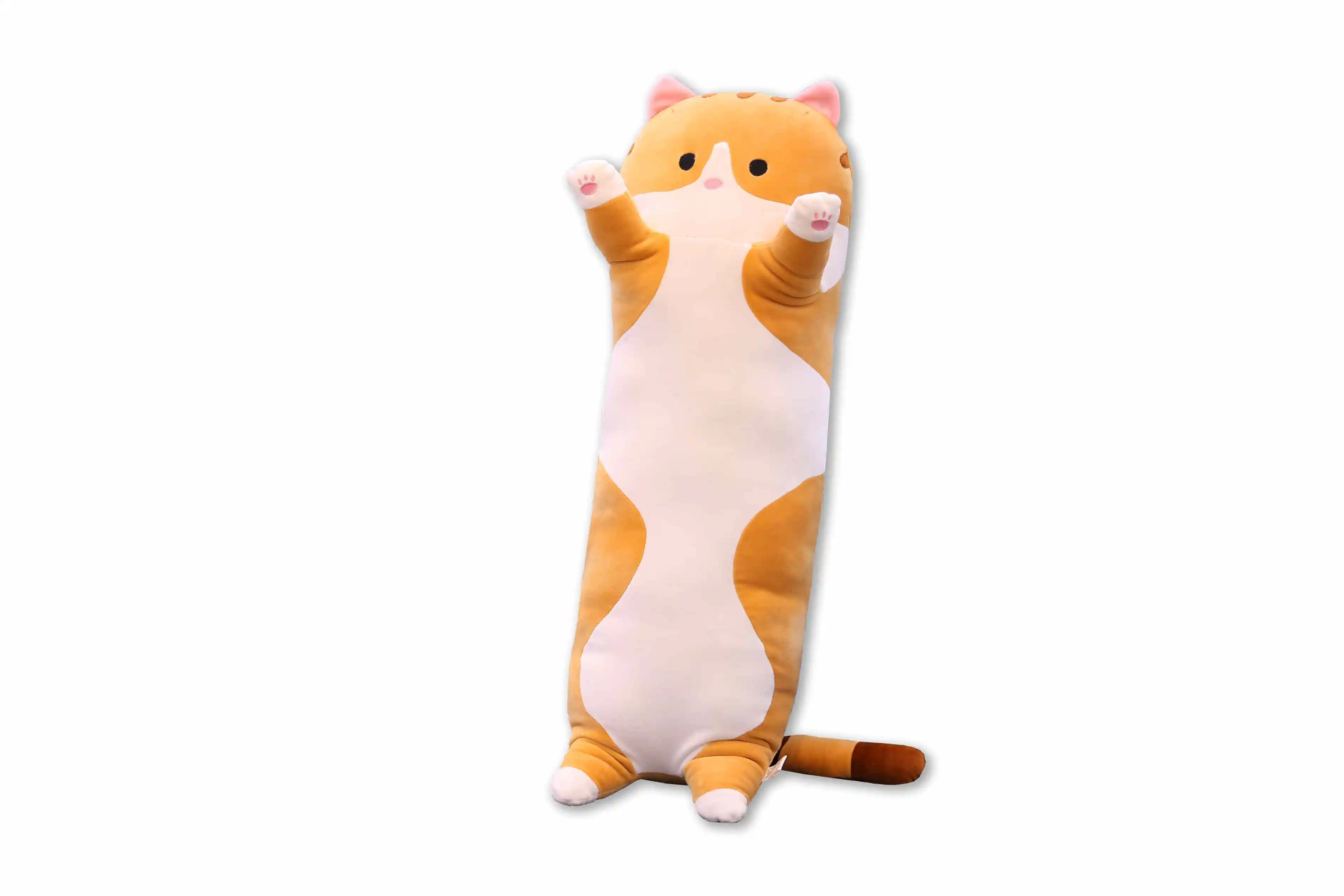 Мультфильм Животные плюшевая игрушка Длинный мягкий кролика котенка ноги подушка спя Поддержи игрушки, коричневого и серого цвета на рост 70/90/110 см