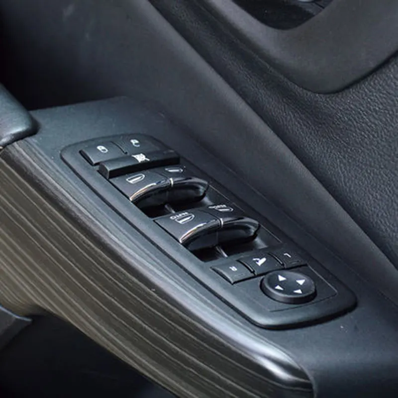 Аксессуары для JEEP CHEROKEE KL 2014 2016 хромированные оконные подъемные Кнопки