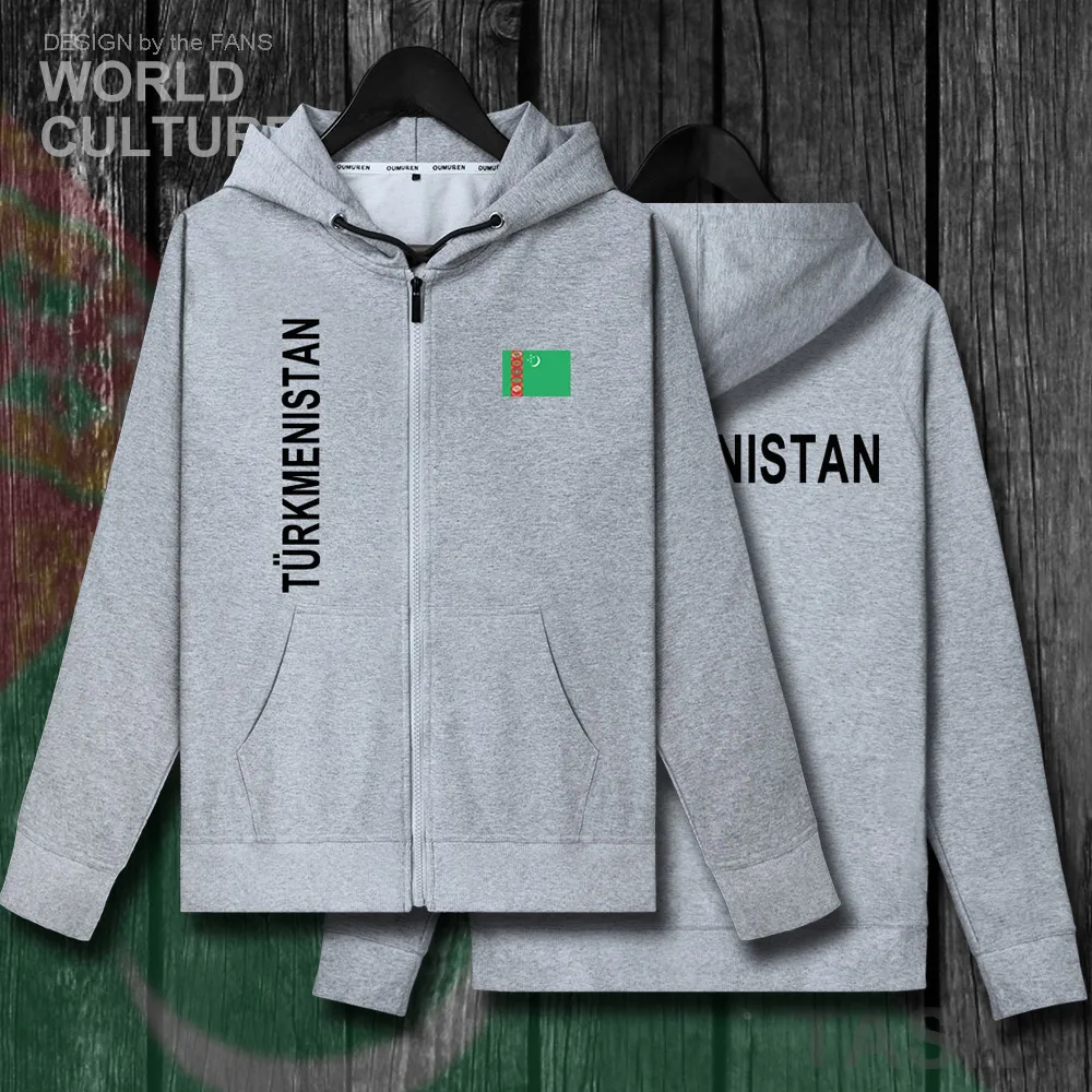 

Turkmenistan Turkmen TKM mens zipper fleeces hoodies winter jerseys men jackets and coats clothes nation country sweatshirt new