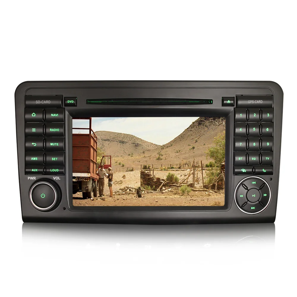Erisin ES3961L авто 7 'ƈ Din Android 8 1 Автомобильный DVD плеер для Mercedes ML/GL Class W164 X164 gps