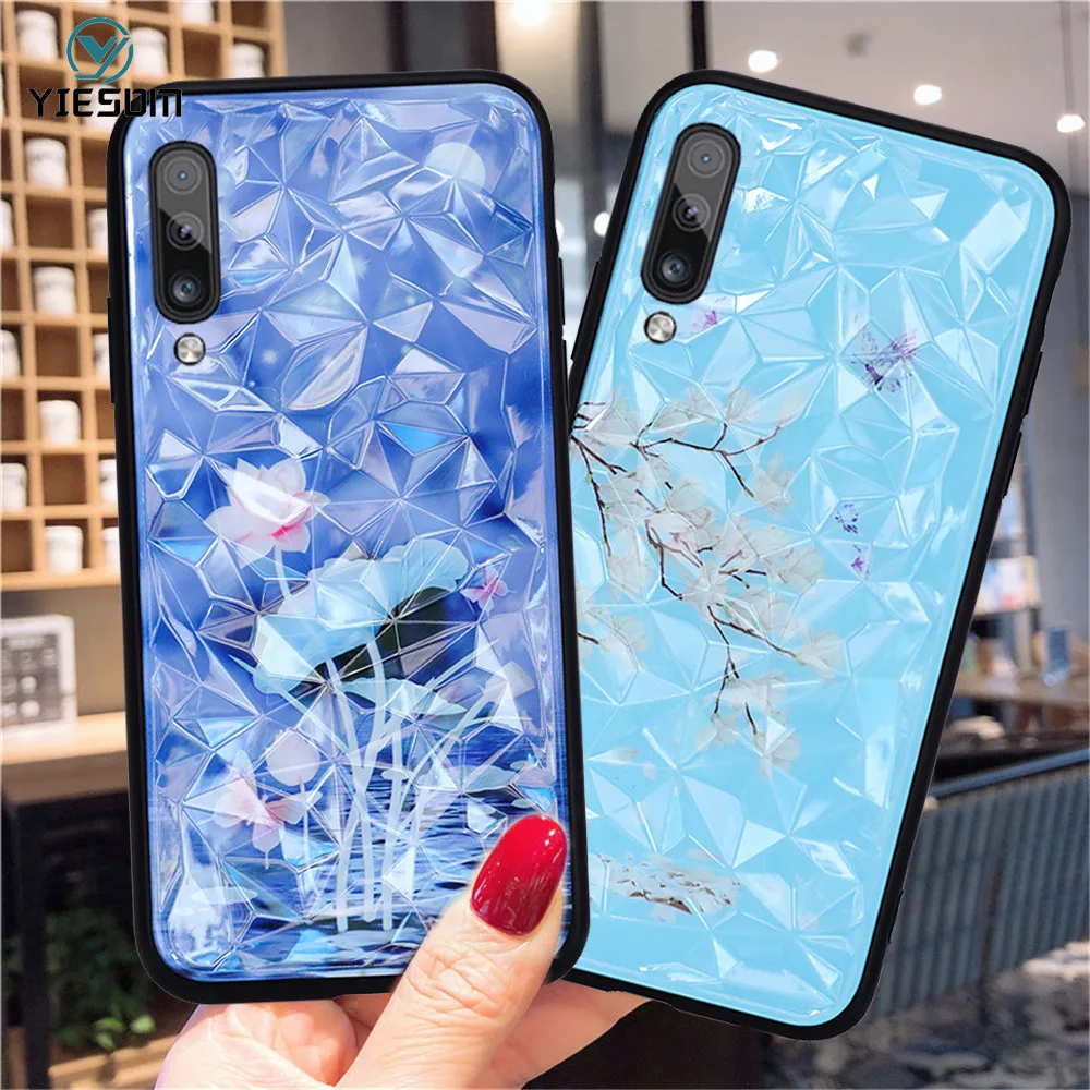 Чехол для Samsung Galaxy A50 A30 A70 A60 A40 A20 A10 M10 M20 M30 силиконовый чехол с 3D бриллиантами