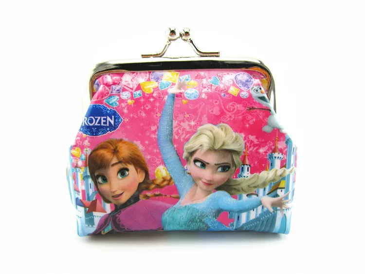 1pcDisney Мультфильм Дети Замороженные портмоне Эльза оболочки сумка девочка подарок на день рождения пакет кукла аксессуары косметическая игрушка сумка для хранения