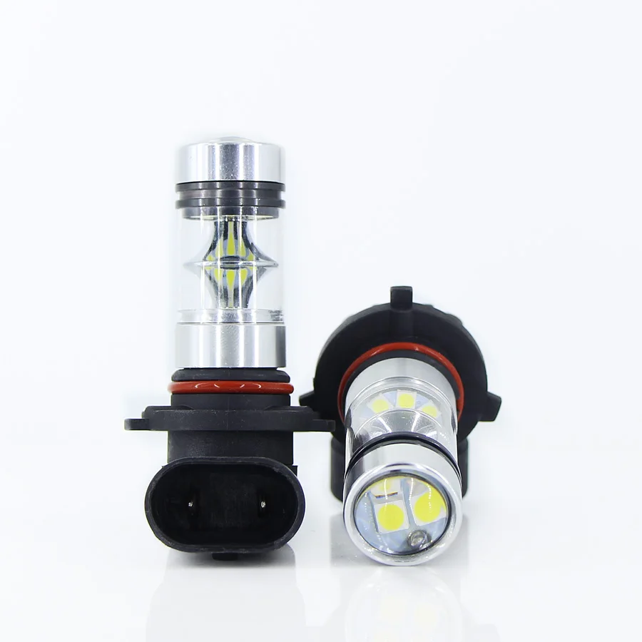 H10 PY20d Пара H11 led H8 противотуманные фары 9005 Автомобильные 9006 дневные лампы для Jeep H16 Противотуманные фары PY24W поворотник PSX24W дальнего света H10 для VW P13W - Испускаемый цвет: H10 PY20d