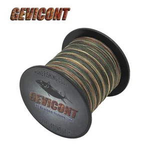 Рыболовная плетеная многонитевая ПЭ леска, 100 м, 4 пряди, 10 цветов