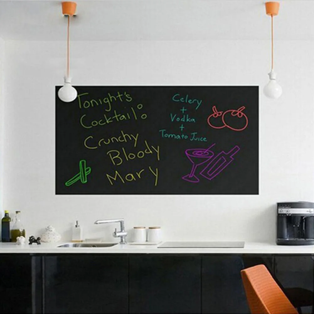 Настенная Наклейка для дома Decative Chalkboard sticker Съемная школьная доска настенная
