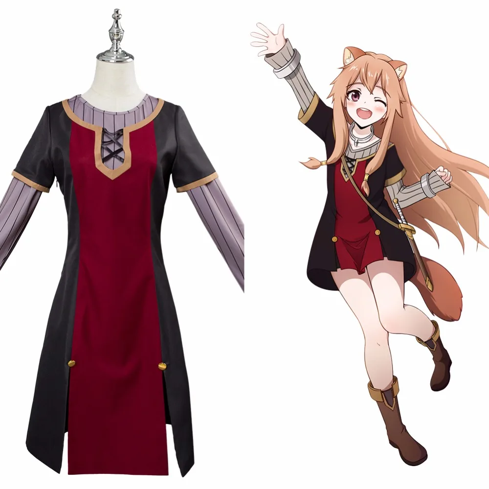The Rising of the Shield Hero карнавальный костюм рафтали платье для взрослых на Хэллоуин