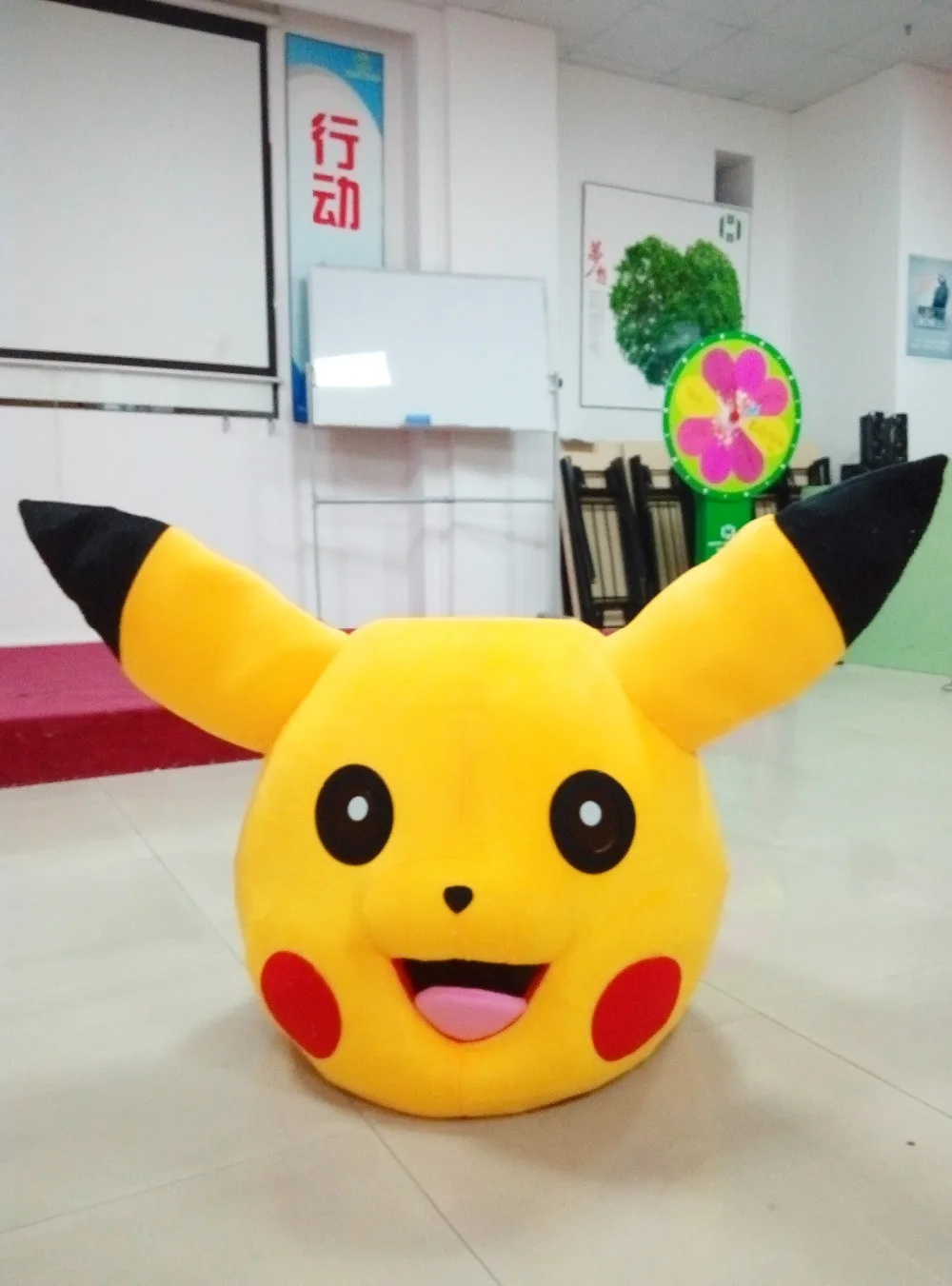 Профессиональный карнавальный костюм Pikachu талисман Пикачу размер для взрослых