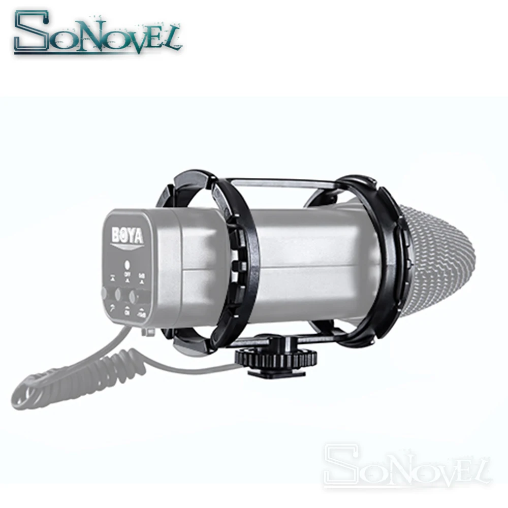 BOYA BY-C03 камера башмак Shockmount для микрофонов " до 2" в диаметре(подходит для Zoom H1) микрофонная стойка Shockmount