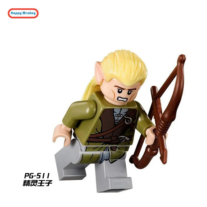 Фигурки Legoinglys Властелин кольца и Звездные войны экшн-фигурки Gandalf Frodo Elrond Balin