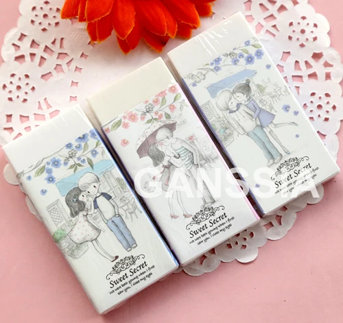 1 шт. милые влюбленных ластик из каучука для платье карандаш офиса Accessroies школьные