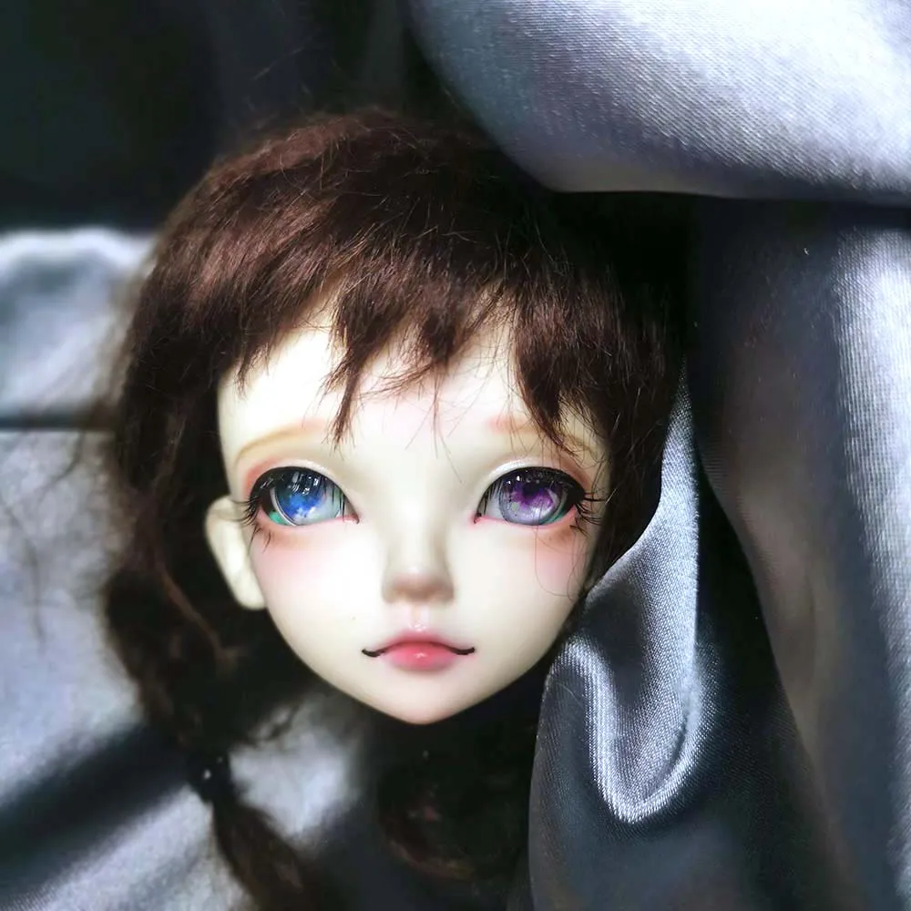 Кукла bjd с 3d рисунком глаз синяя и розовая фиолетовая голень 1/4 1/3 1/8 BJd SD MSD 10 мм 12 14