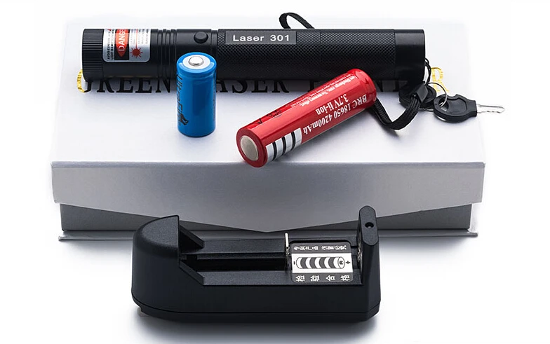 

High Power Military Green laser pointers 100W 1000000m 532nm Flashlight Light Burning Match Burn cigarettes+Gift box Hunting