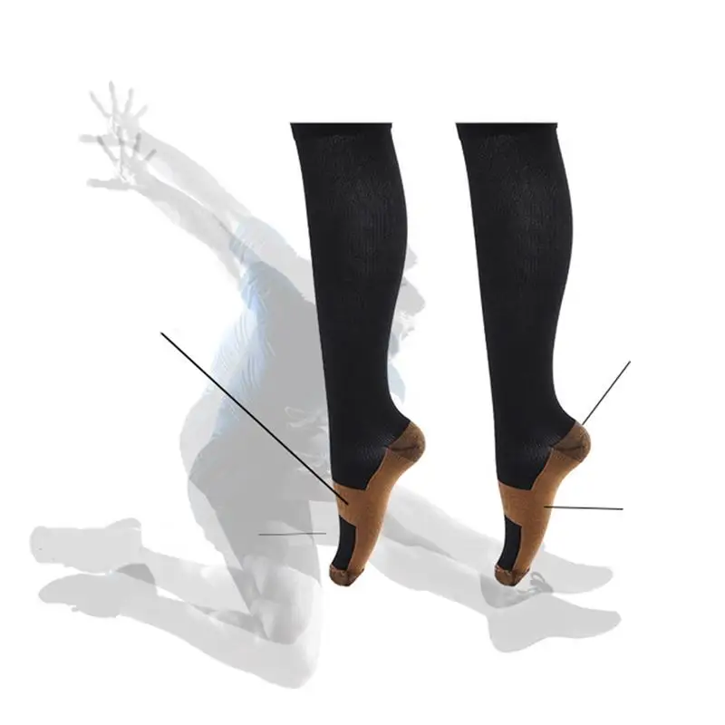 SKCOSOCKS мужские черные Компрессионные носки профессиональные Компрессионные носки для бега высококачественные спортивные носки для мужчин EU 40-47