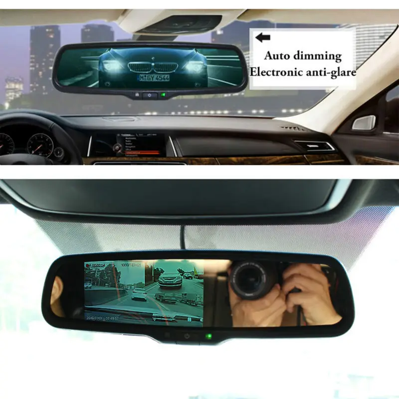 Авто Затемнение 5 &quotIPS экран Автомобильный видеорегистратор камера зеркальный