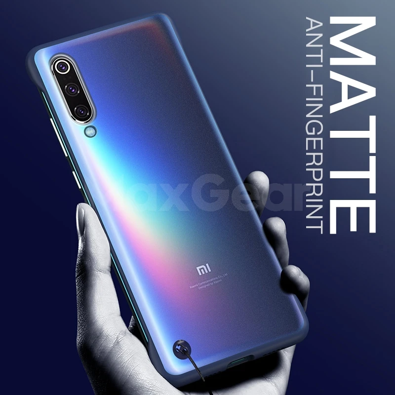 Frameless Case For Xiaomi Mi 9T Transparent Coque CC9 9 SE Silicone Redmi K20 Pro 7A Funda Luxury Capa Bumper |
