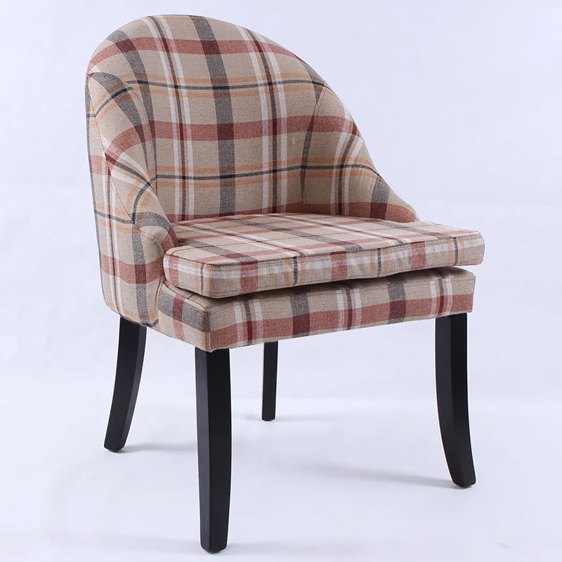 Стулья для кафе мебель стулья louis из цельной древесины и хлопчатобумажной ткани