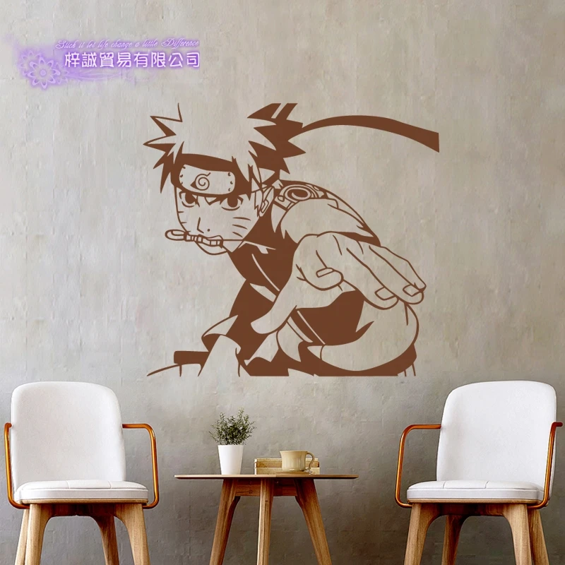 Виниловая наклейка на стену Наруто декоративное украшение для дома стикер