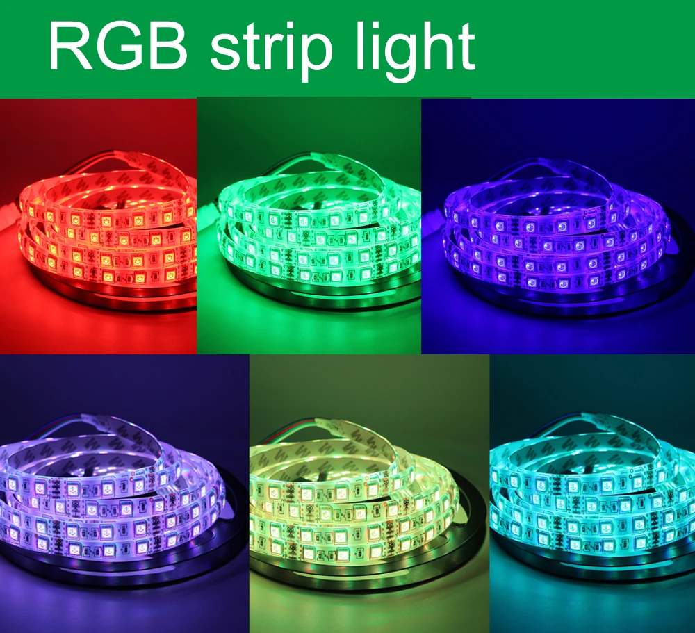 5 м 5050 wifi светодиодный ленточный светильник, водонепроницаемый RGB RGBW светодиодный светильник с датчиком света Alexa Google Home power, полный комплект для Рождества