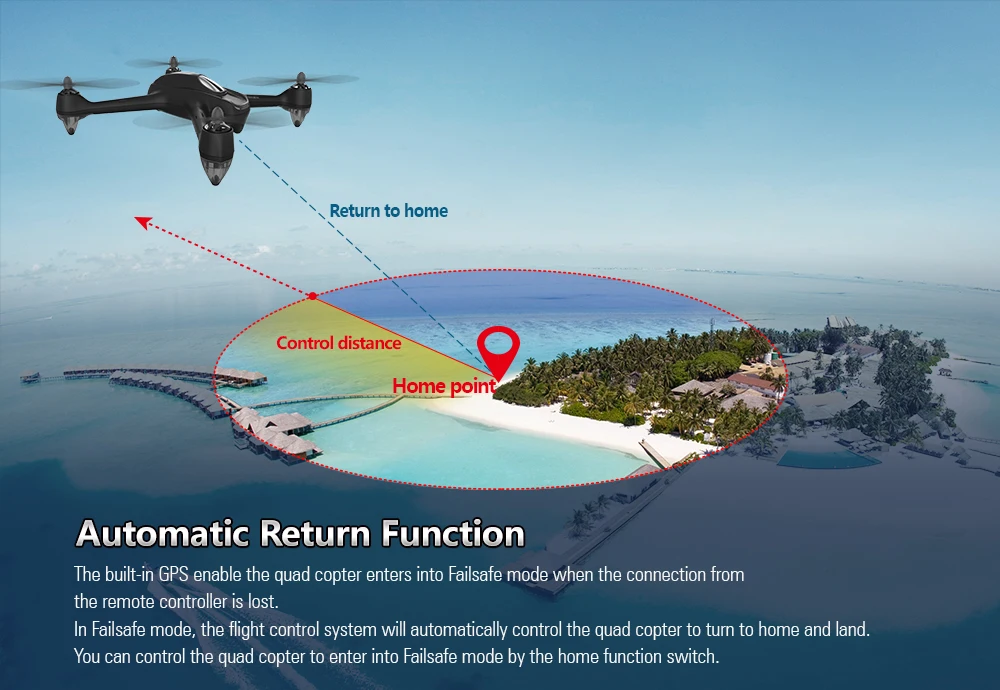 Hubsan H501C X4 бесщеточный Дрон с камерой 1080P HD камера gps режим удержания высоты RC Квадрокоптер RTF