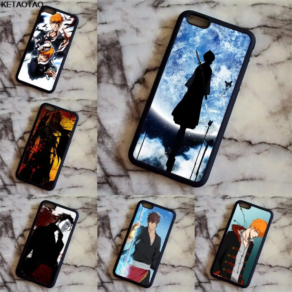 KETAOTAO Bleach Аниме Манга невероятное искусство чехол для телефона s samsung galaxy S5 6 7 8 9 Note 4